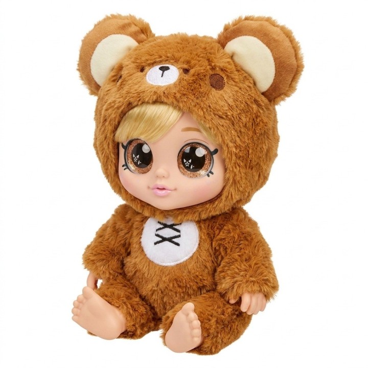 Muñeca Bebé Ojos Grandes Pijama De Peluche