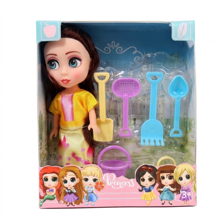 Muñeca Princesa Con Set De Juego Para Arena