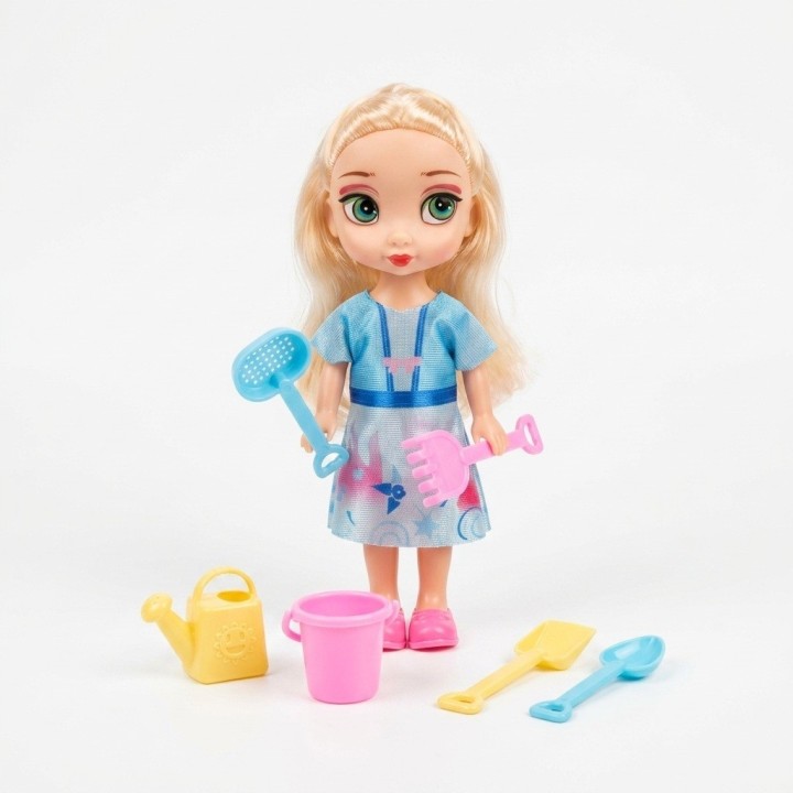 Muñeca Princesa Con Set De Juego Para Arena
