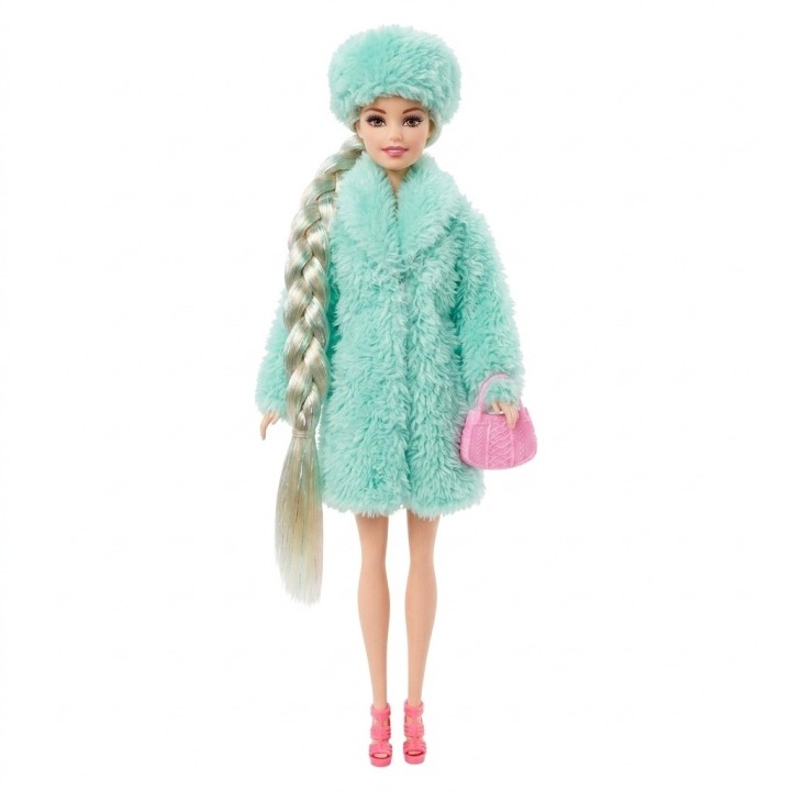 Muñeca Fashion Trenza Extra Larga Abrigo Y Accesorios