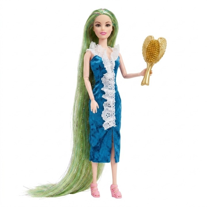 Muñeca Articulada Cabello Extra Largo + Accesorios