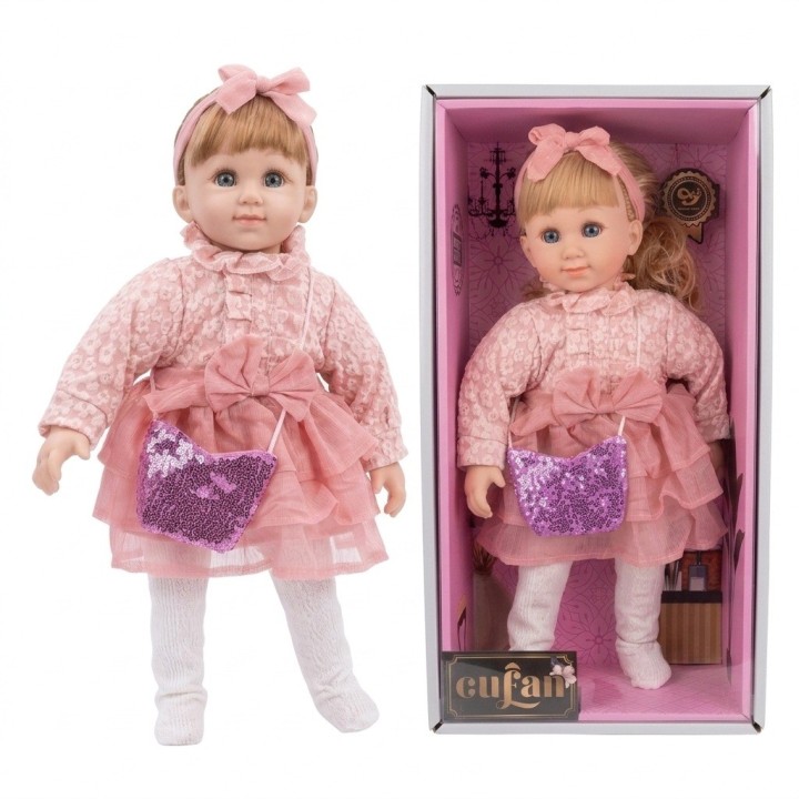 Muñeca Realista Cufan Estilo Toddler Con Lindo Vestido