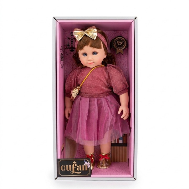 Muñeca Realista Cufan Estilo Toddler Con Lindo Vestido