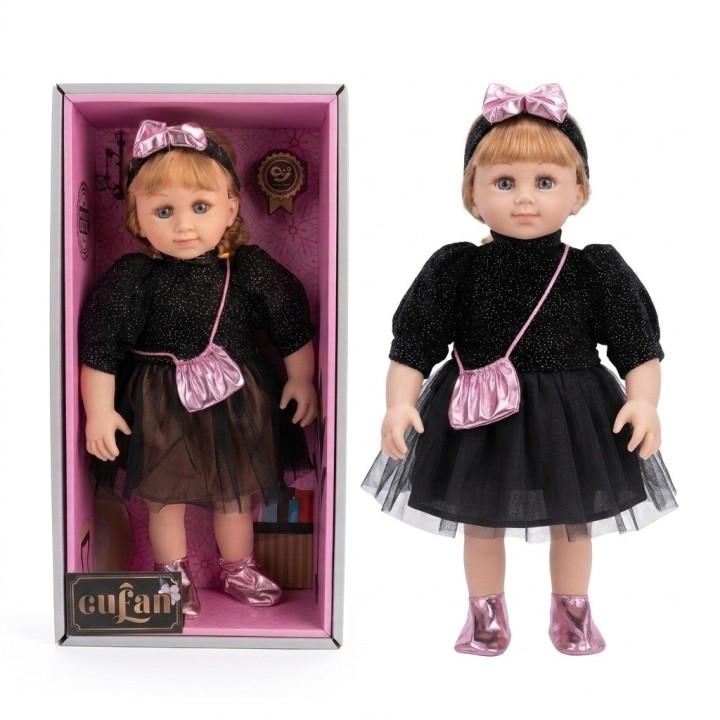 Muñeca Realista Cufan Estilo Toddler Con Lindo Vestido