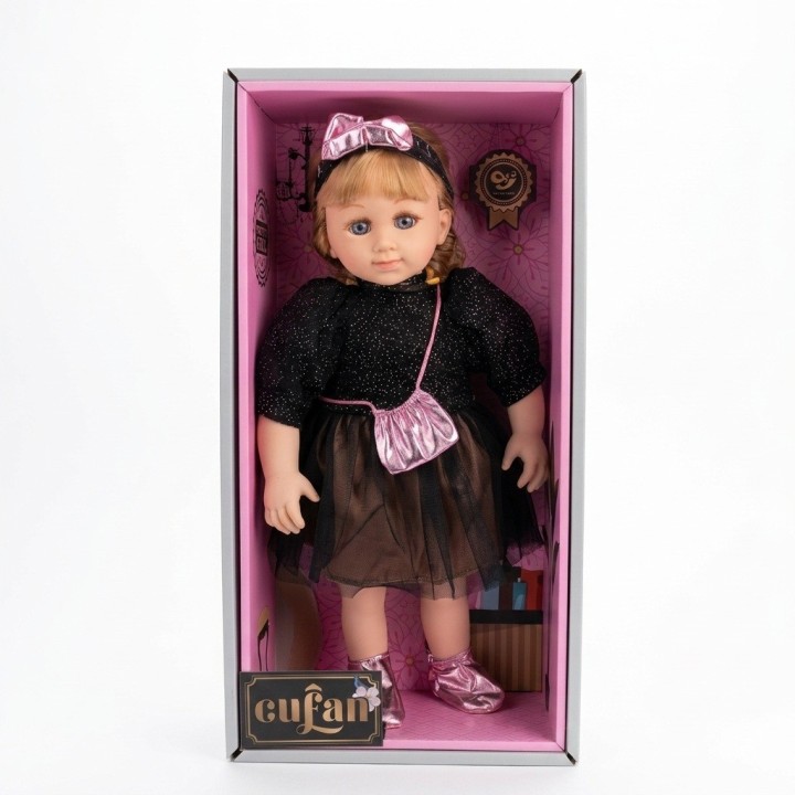 Muñeca Realista Cufan Estilo Toddler Con Lindo Vestido