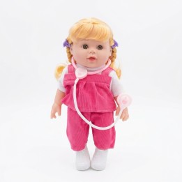 Set Muñeca Lovely Doll Doctora Con Cuna Y Kit Médico