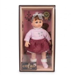 Muñeca Realista Cufan Niña Con Suéter Y Falda Brillante