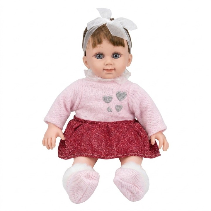 Muñeca Realista Cufan Niña Con Suéter Y Falda Brillante