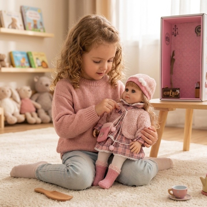 Muñeca Bebé Realista Cufan Estilo Toddler
