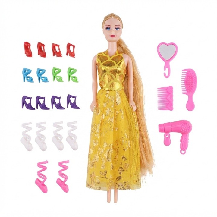 Set Muñeca Your Surprise Con 6 Pares De Zapatos Extra