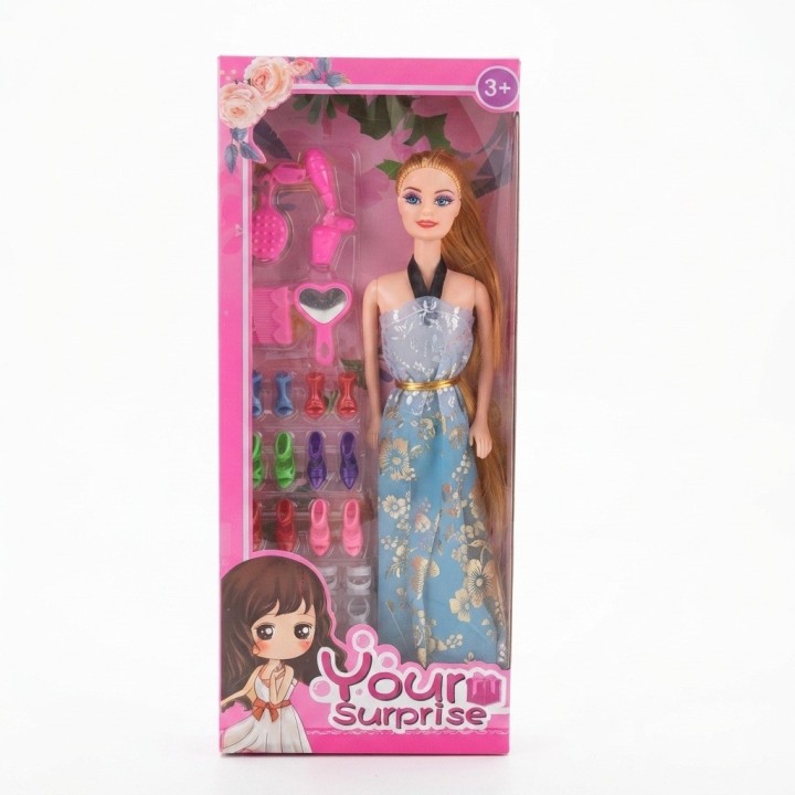 Set Muñeca Your Surprise Con 6 Pares De Zapatos Extra