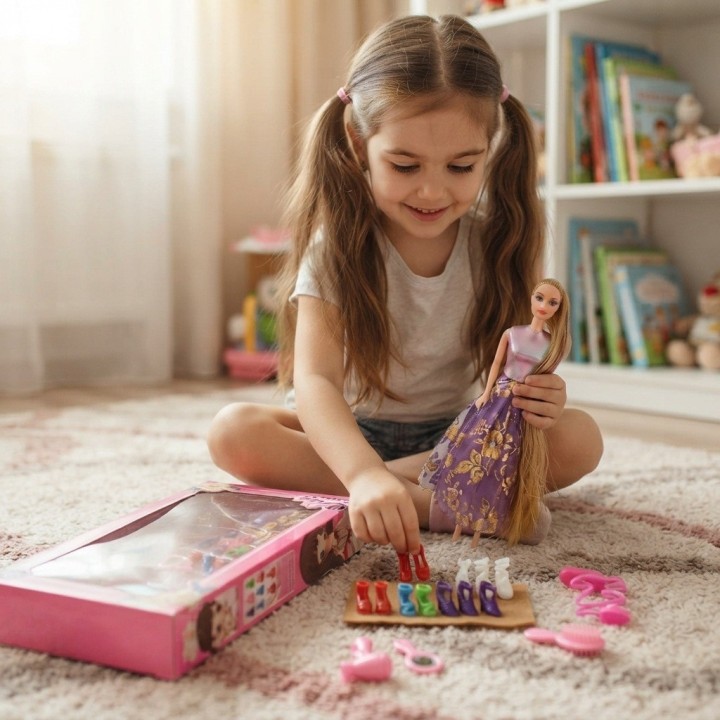 Set Muñeca Your Surprise Con 6 Pares De Zapatos Extra