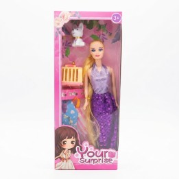Set Muñeca Your Surprise Con Perrito Y Vestidos