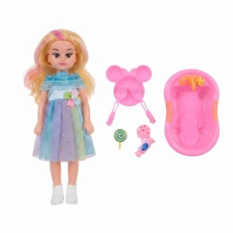 Set Muñeca Beauty Lovely Girl Con Bañera Niñas
