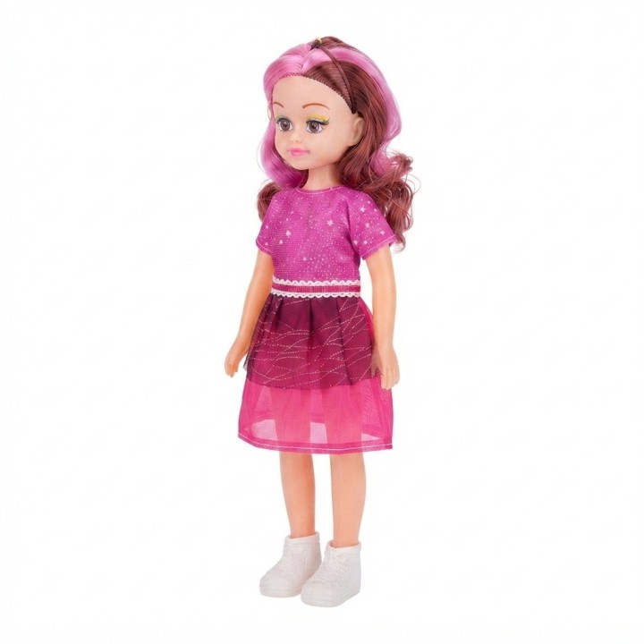 Set Muñeca Beauty Lovely Girl Con Nevera Y Accesorios