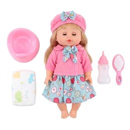 Set Muñeca Bebé Cufan Con Bacinilla Pañal Y Accesorios