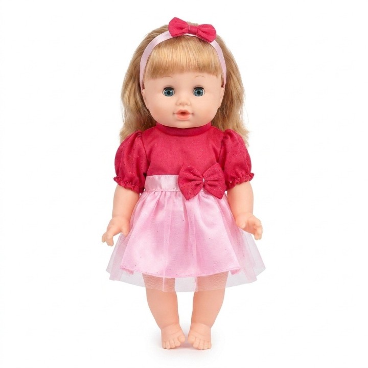 Set Muñeca Bebé Cufan Hace Pipí Con Pañal Y Accesorios