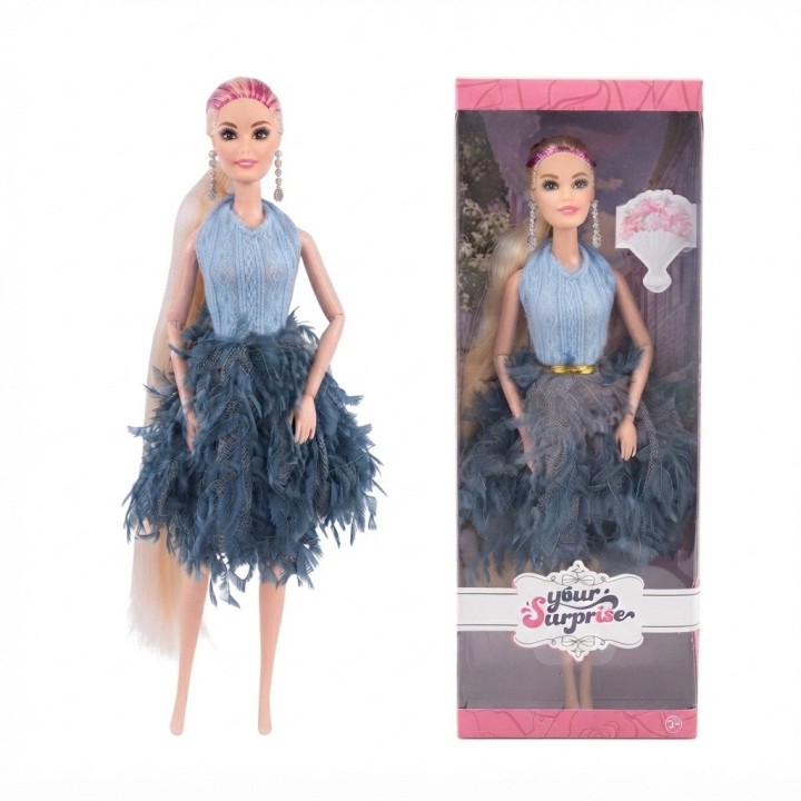 Muñeca Your Surprise Cabello Largo Vestido Texturizado