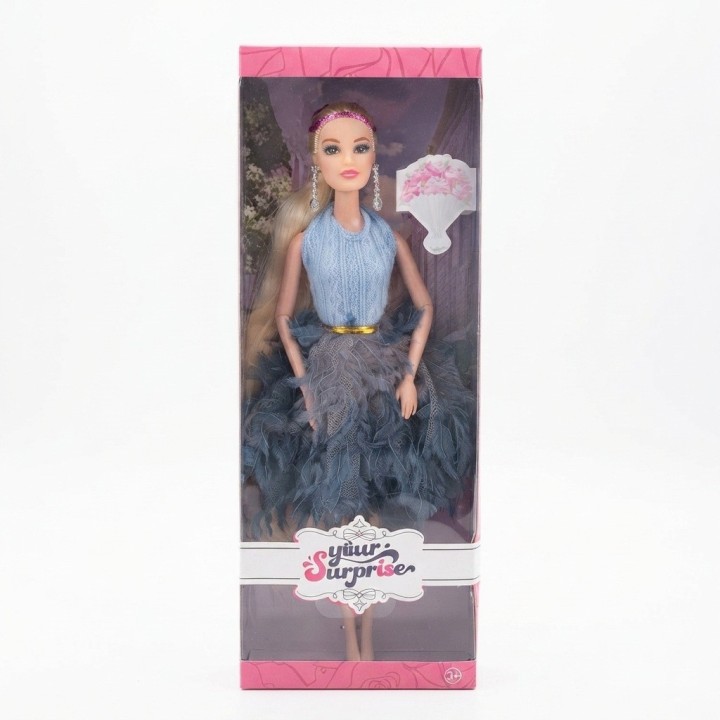 Muñeca Your Surprise Cabello Largo Vestido Texturizado