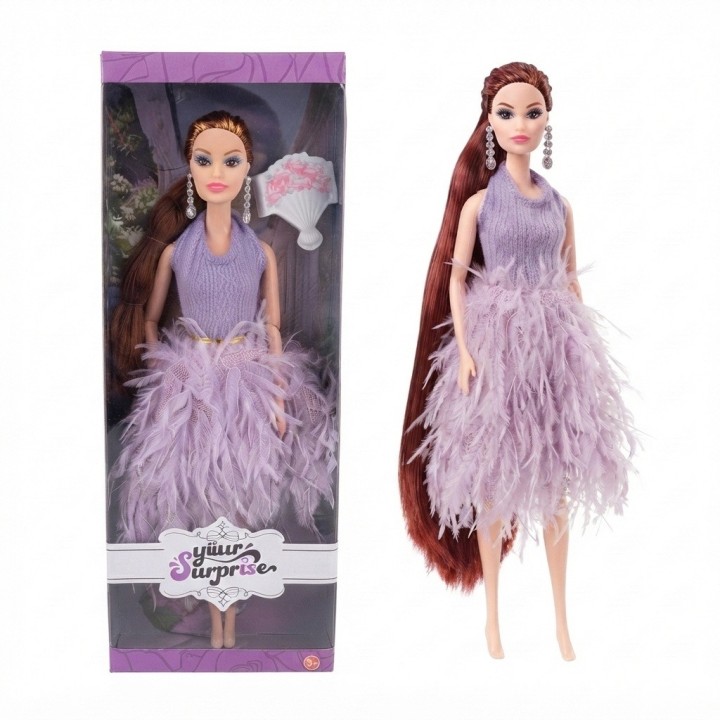 Muñeca Your Surprise Cabello Largo Vestido Texturizado