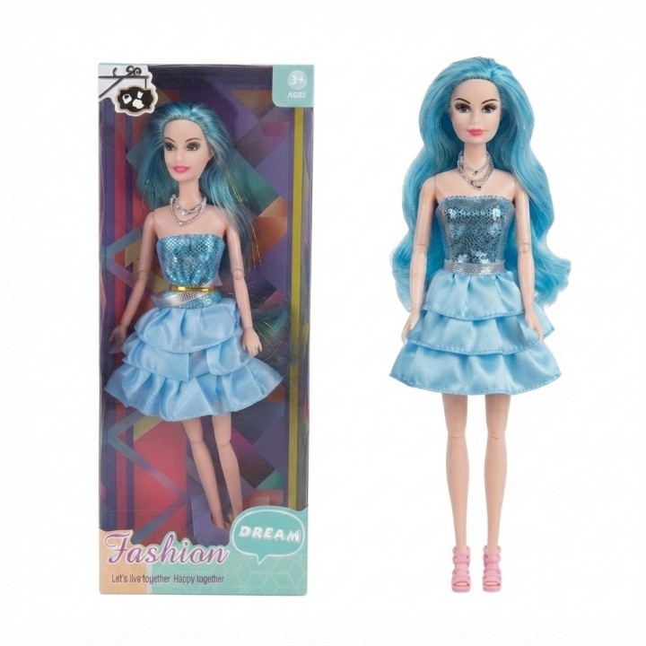 Muñeca Articulada Dream Fashion Con Vestido De Gala Niñas