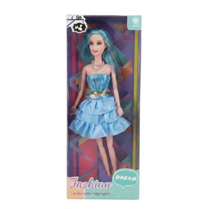 Muñeca Articulada Dream Fashion Con Vestido De Gala Niñas