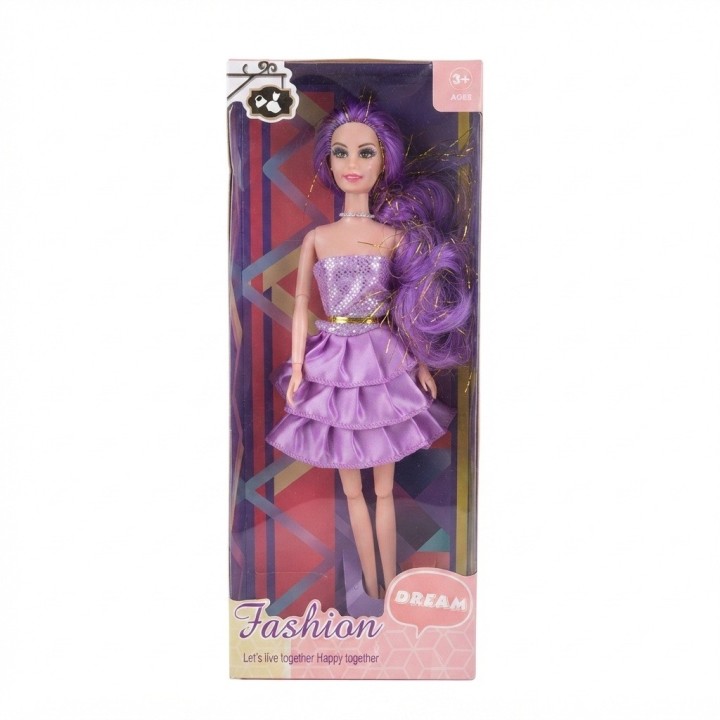 Muñeca Articulada Dream Fashion Con Vestido De Gala Niñas
