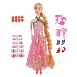 Muñeca Beauti Celebration Con Uñas Postizas Y Accesorios