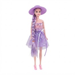 Muñeca Charm Doll Con Sombrero Y Trenza Larga