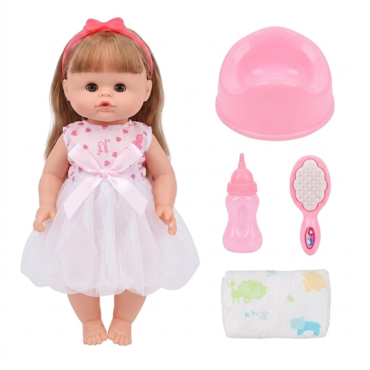 Bebé Muñeca Interactiva Cufan Toma Tetero Y Hace Pipí