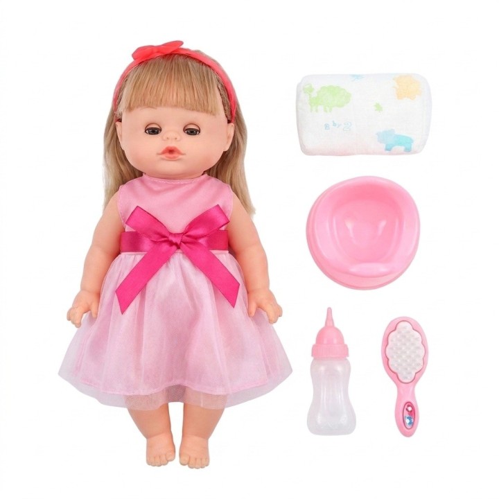 Bebé Muñeca Interactiva Cufan Toma Tetero Y Hace Pipí