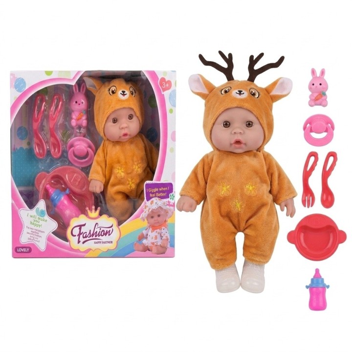 Muñeco Bebé Lovely Sonidos Disfraz Y Accesorios