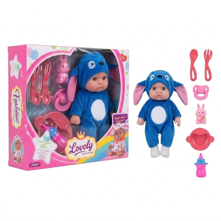 Muñeco Bebé Lovely Sonidos Disfraz Y Accesorios