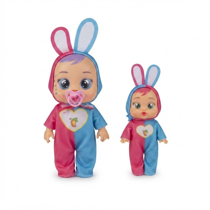 Set Muñeca Bebé LSet X2 Muñecas Bebés Lloronas Disfraz Animales Y Mascotalorona Con Coche Y Accesorios