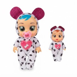 Set X2 Muñecas Bebés Lloronas Disfraz Animales Y Mascota