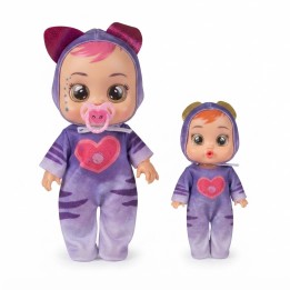 Set X2 Muñecas Bebés Lloronas Disfraz Animales Y Mascota