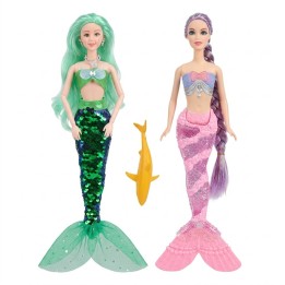 Set X2 Muñecas Sirena Magic Mermaid Con Mascota