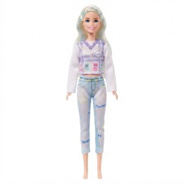 Set Muñeca Fashion Con Mascotas Y Parque De Juegos