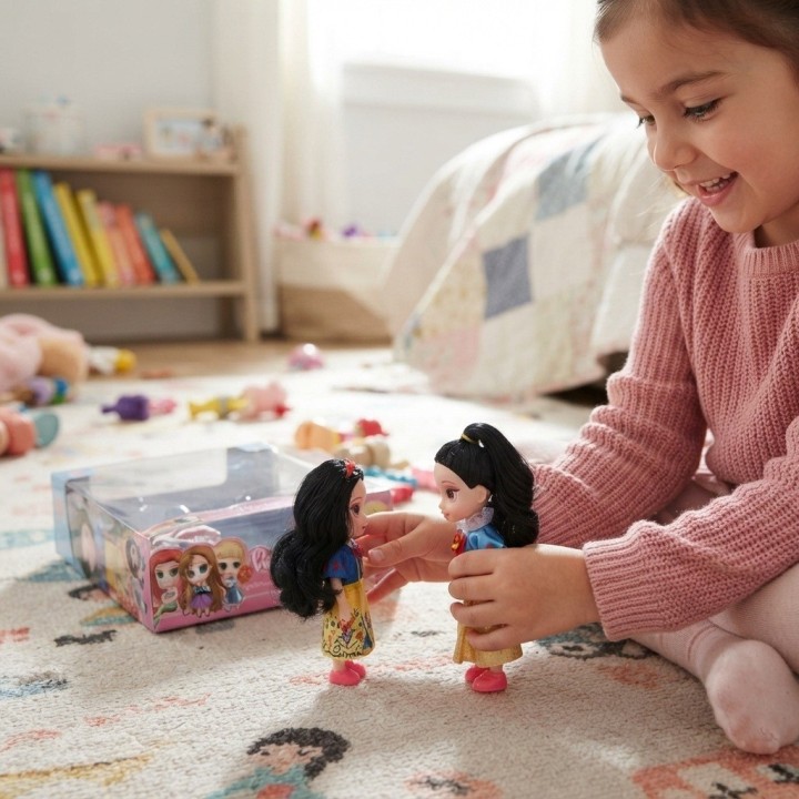 Set X2 Mini Muñecas Princesas Coleccionables