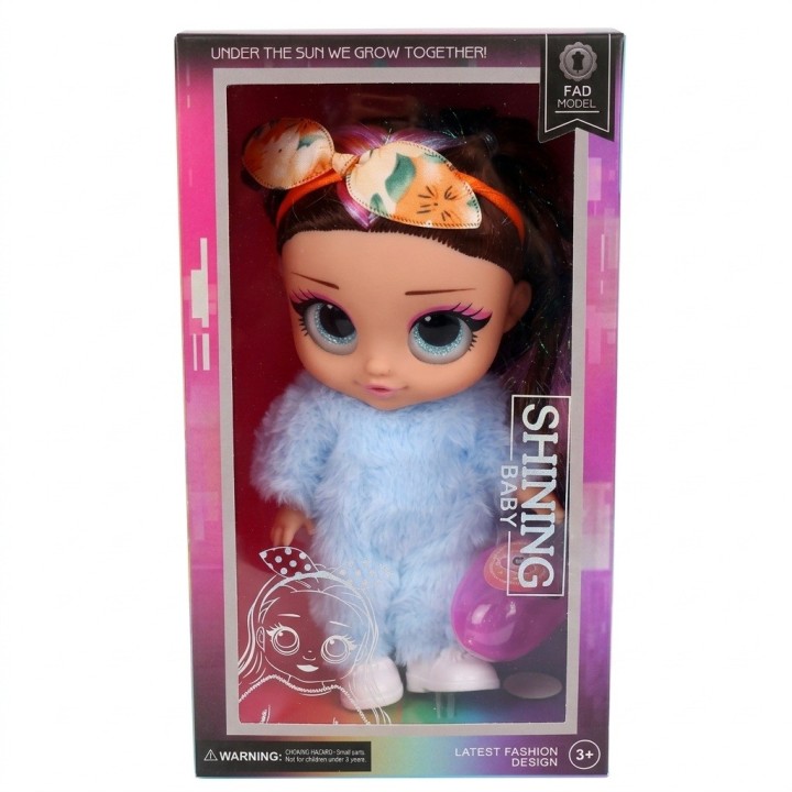 Muñeca Shining Baby Con Traje De Peluche Y Huevo Sorpresa
