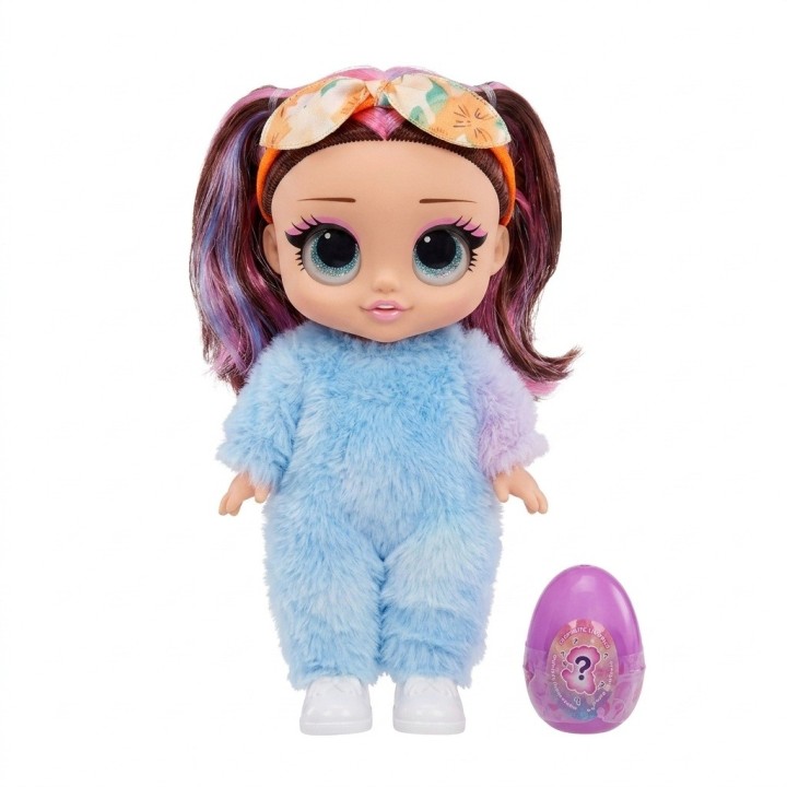 Muñeca Shining Baby Con Traje De Peluche Y Huevo Sorpresa