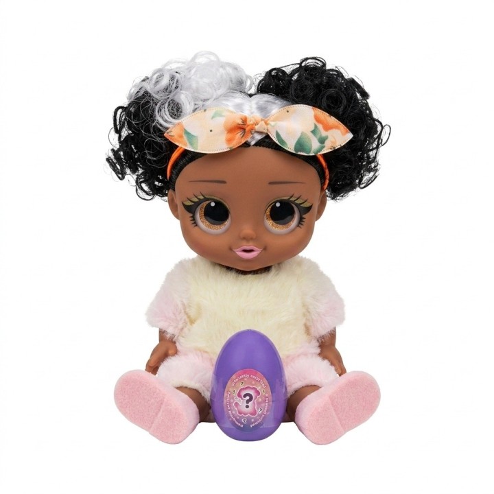 Muñeca Shining Baby Con Traje De Peluche Y Huevo Sorpresa