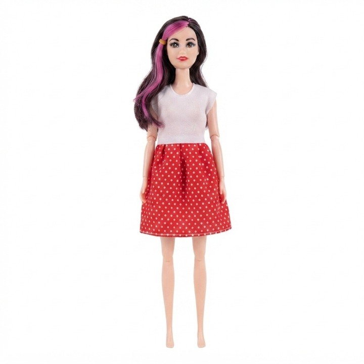 Set Muñeca Fashion Con Maleta Y Accesorios