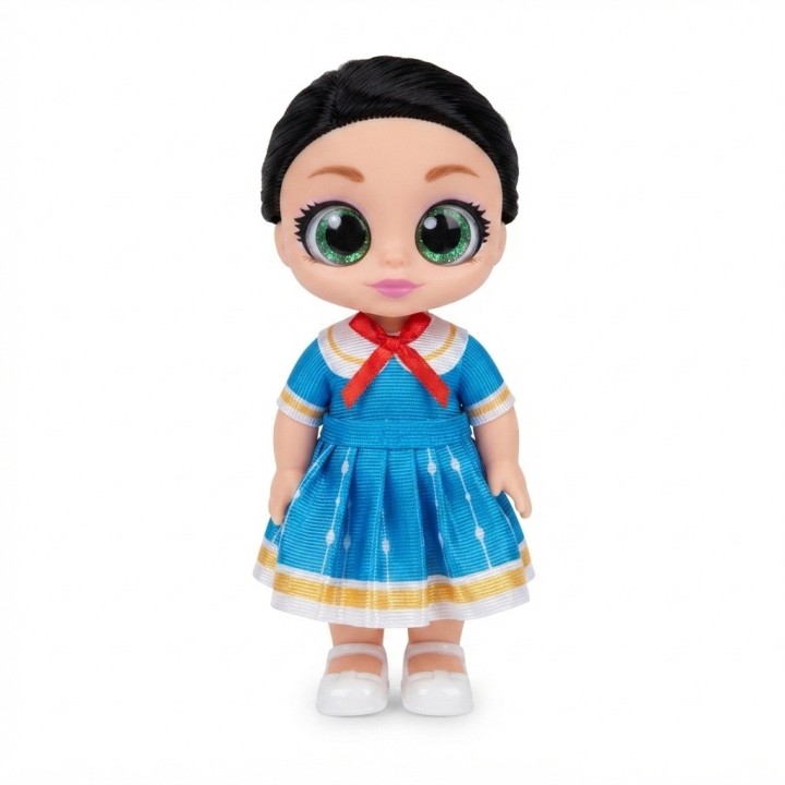 Muñeca Dollbaby Ojos Grandes Con Mascota Y Mochila