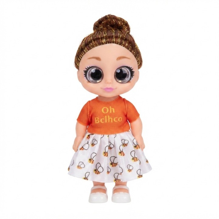 Muñeca Dollbaby Ojos Grandes Con Mascota Y Mochila