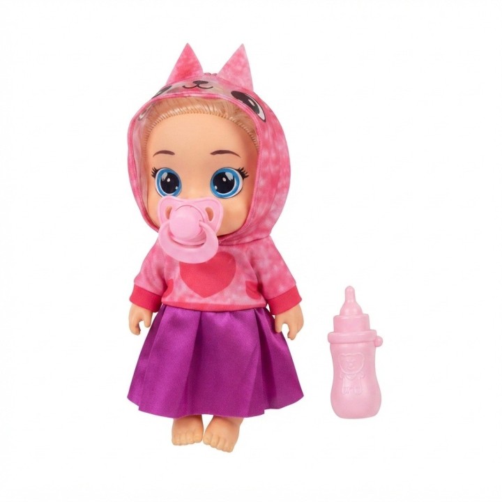 Hermosa Muñeca Bebé Disfraz Animalitos Con Biberón