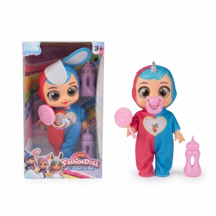 Muñeca Bebé Fashion Doll Pijama Animales Accesorios