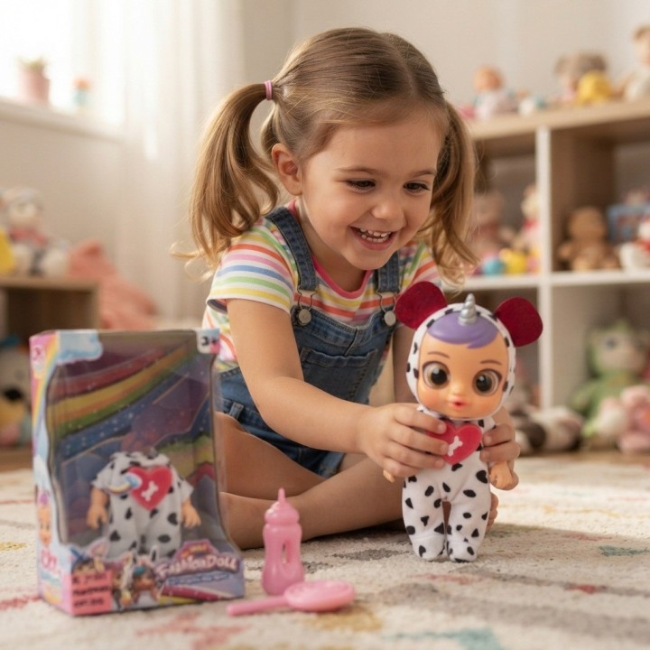 Muñeca Bebé Fashion Doll Pijama Animales Accesorios