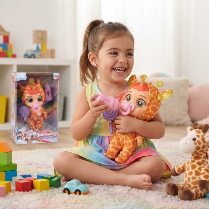 Muñeca Bebé Fashion Doll Pijama Animales Accesorios