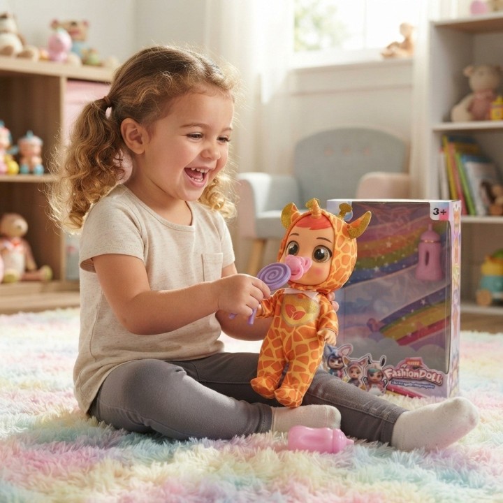 Muñeca Bebé Fashion Doll Pijama Animales Accesorios